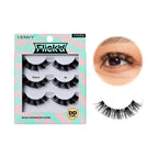 I-ENVY Flick’d LD & DD Curl Strip Lashes – 3 Pairs Fluffy Wispy Multi Pack official pack