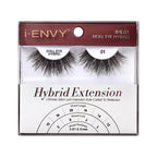 I-ENVY Hybrid Extension Strip Lashes - #01 official pack