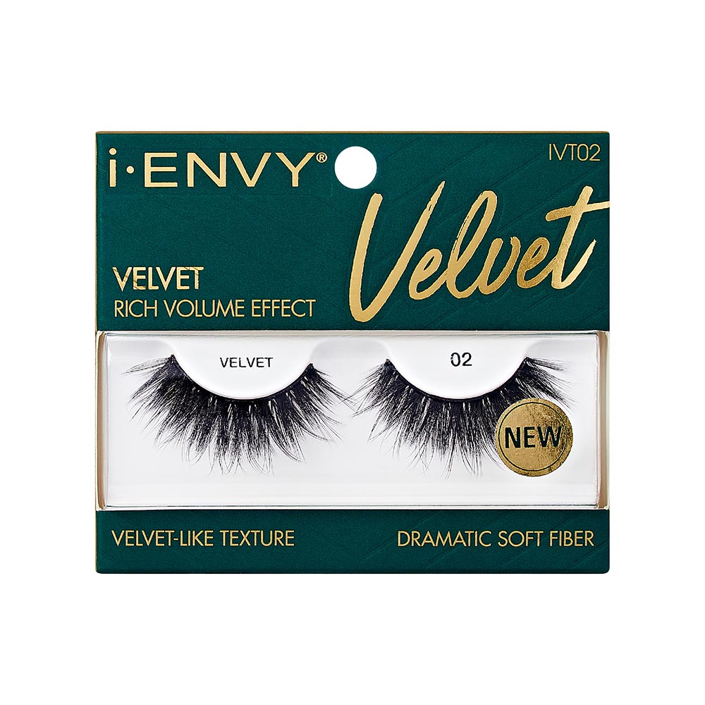 I-ENVY Velvet Strip Lashes official pack