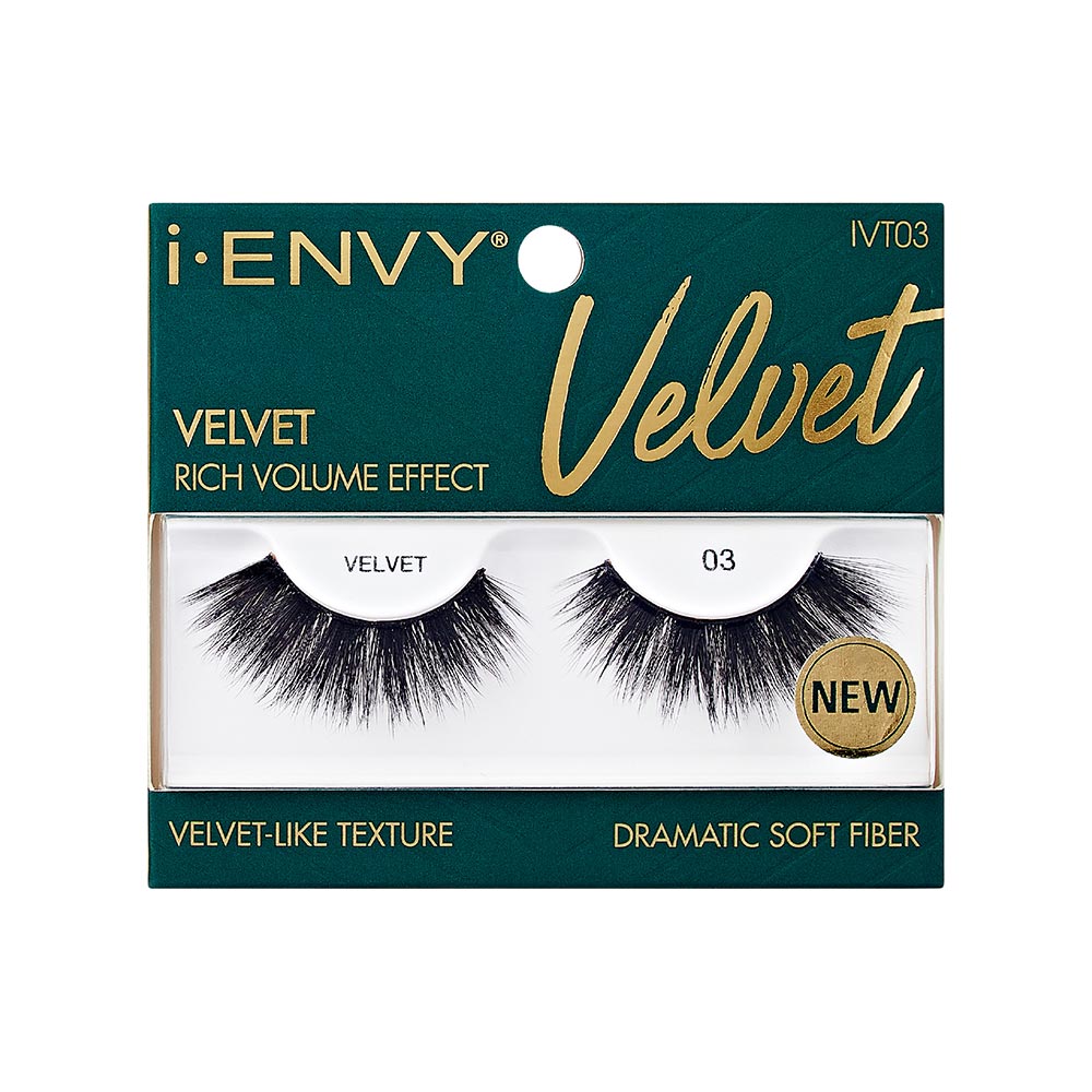 I-ENVY Velvet Strip Lashes official pack