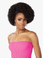Sensationnel Instant Weave Half Wig-21, 1B OFFBLACK — official style photo (IW_Drawstring_IWD21_01.jpg) from sensationnel.com
