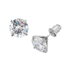 RED by KISS Silver Plated Cubic Zirconia Round Button Stud Earrings official pack