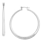 RED by KISS Gold / Silver Plated Hollow Hoop Earrings official pack