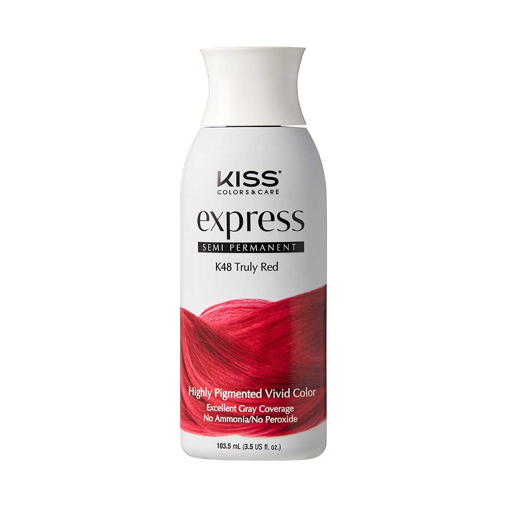 RED by KISS Express Semi-Permanent Hair Color official pack