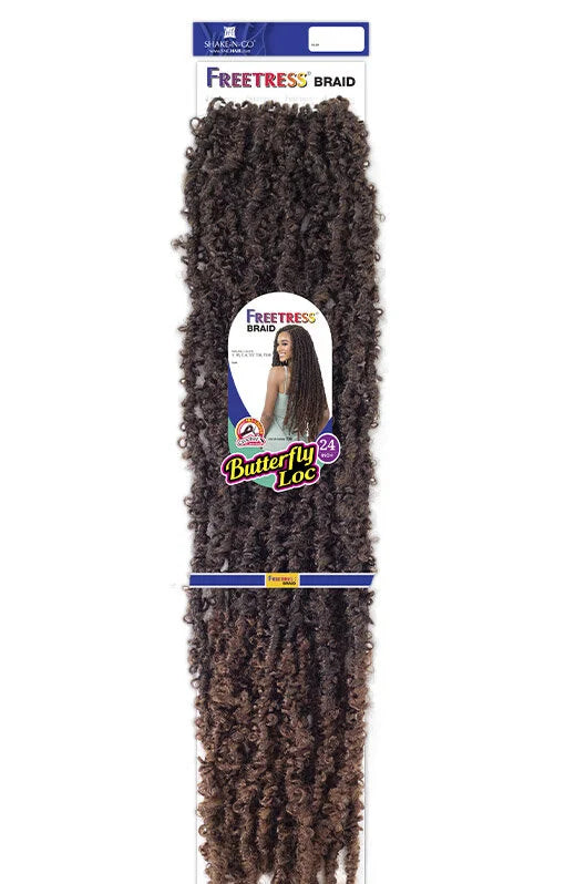 Freetress Butterfly Loc 24 — official style photo (KBF24.jpg) from snghair.com
