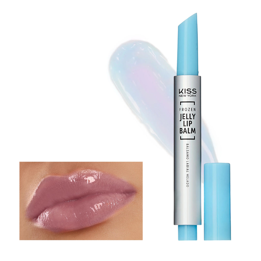 Kiss New York Frozen Jelly Lip Balm Pen - High Shine Lip Gloss for Sheer Tint official pack