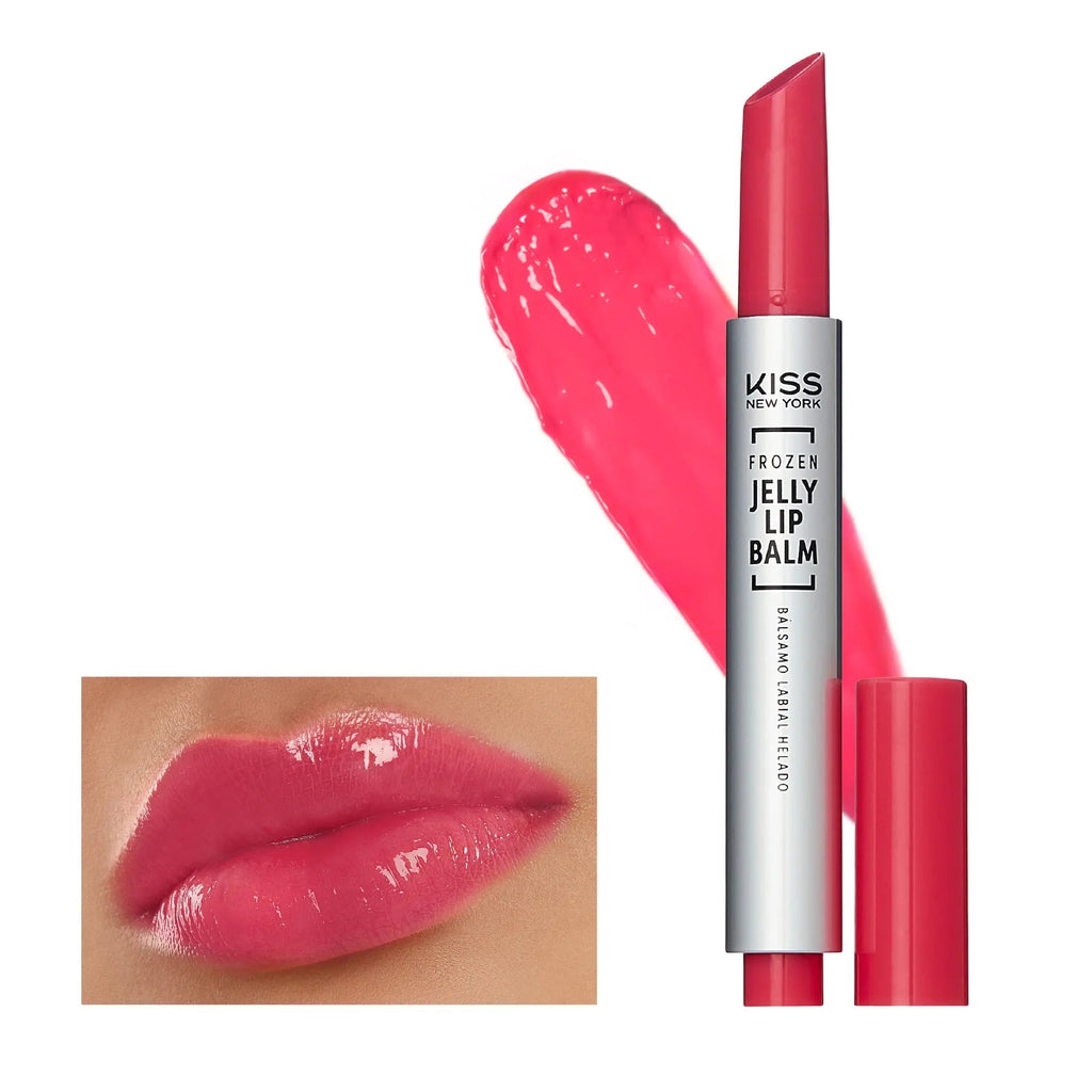 Kiss New York Frozen Jelly Lip Balm Pen - High Shine Lip Gloss for Sheer Tint official pack