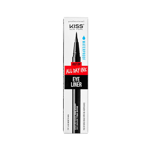 KD01_main "Kiss New York All Day Ink Eyeliner, main product view."