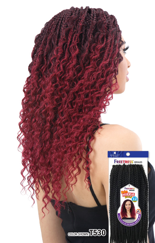 Freetress Synthetic Crochet Braid BOHO HIPPIE BRAID 12 Inch — official pack photo (KHD12_01pkg.png) from snghair.com