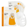 Kiss New York Korean Sheet Mask for Hydration, Brightening, and Anti-Aging – Niacinamide, Collagen & Adenosine (6 Sheets) official pack