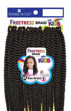 Freetress - 3x Kids-box Braid 9 — official pack photo (KKSBB_PKG.jpg) from snghair.com