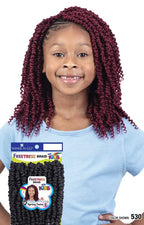 Freetress 3X Kids Spring Twist 8" style + pack (official snghair.com)