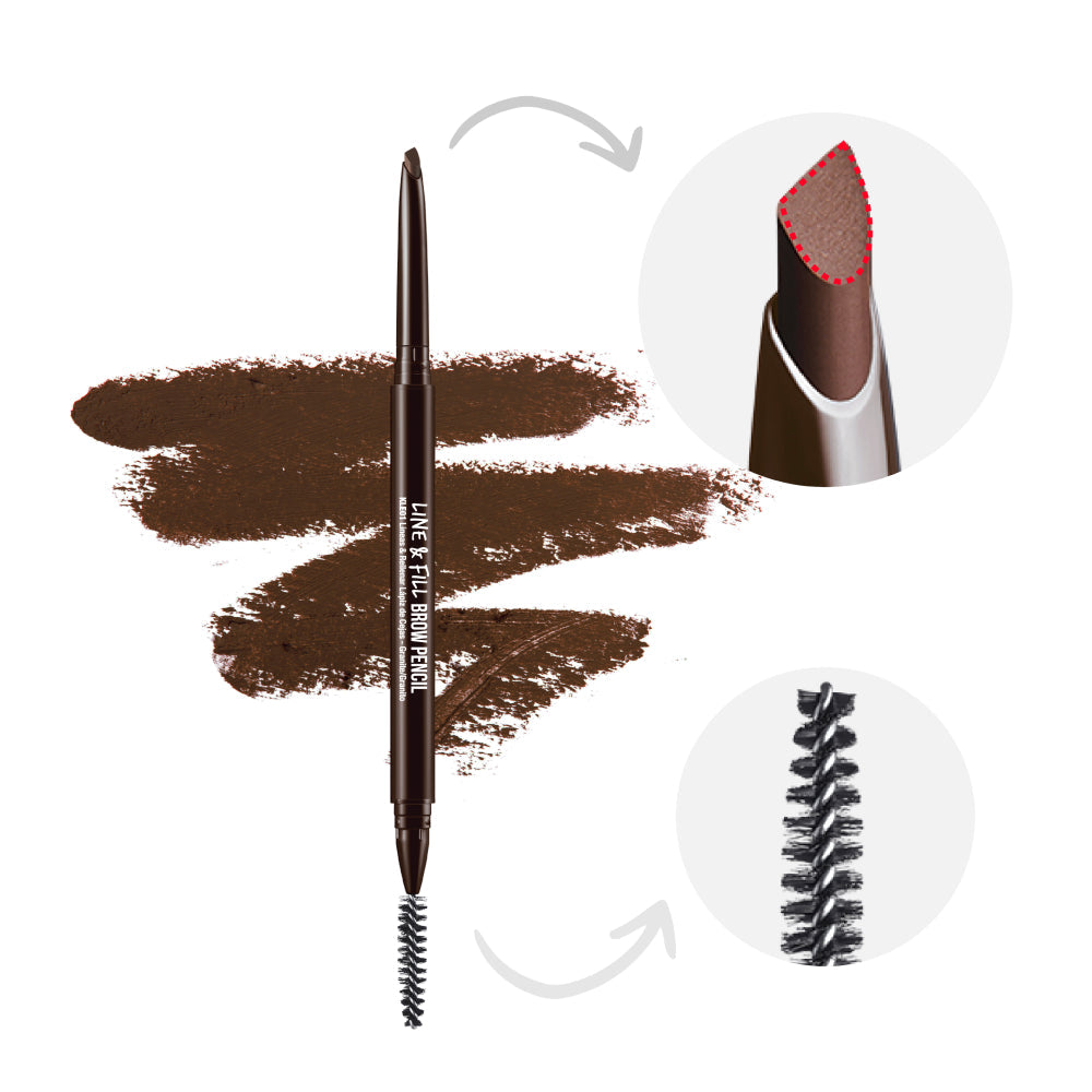 Kiss New York Line & Fill Brow Pencil official pack