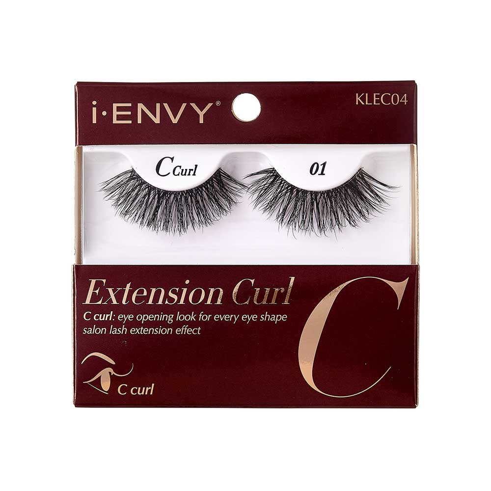 I-ENVY Extension Curl C-Curl Strip Lashes official pack