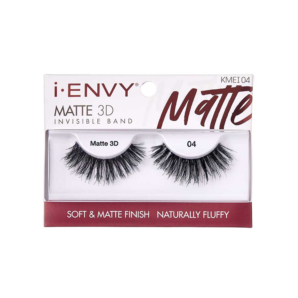 I-Envy Matte 3D Invisible Band Eyelashes KMEI04 — official pack photo KMEI04 (KMEI04_main.png) from rk