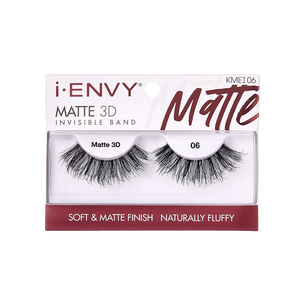 I-Envy Matte 3D Lashes KMEI06 — official pack photo KMEI06 (KMEI06_main.png) from rk