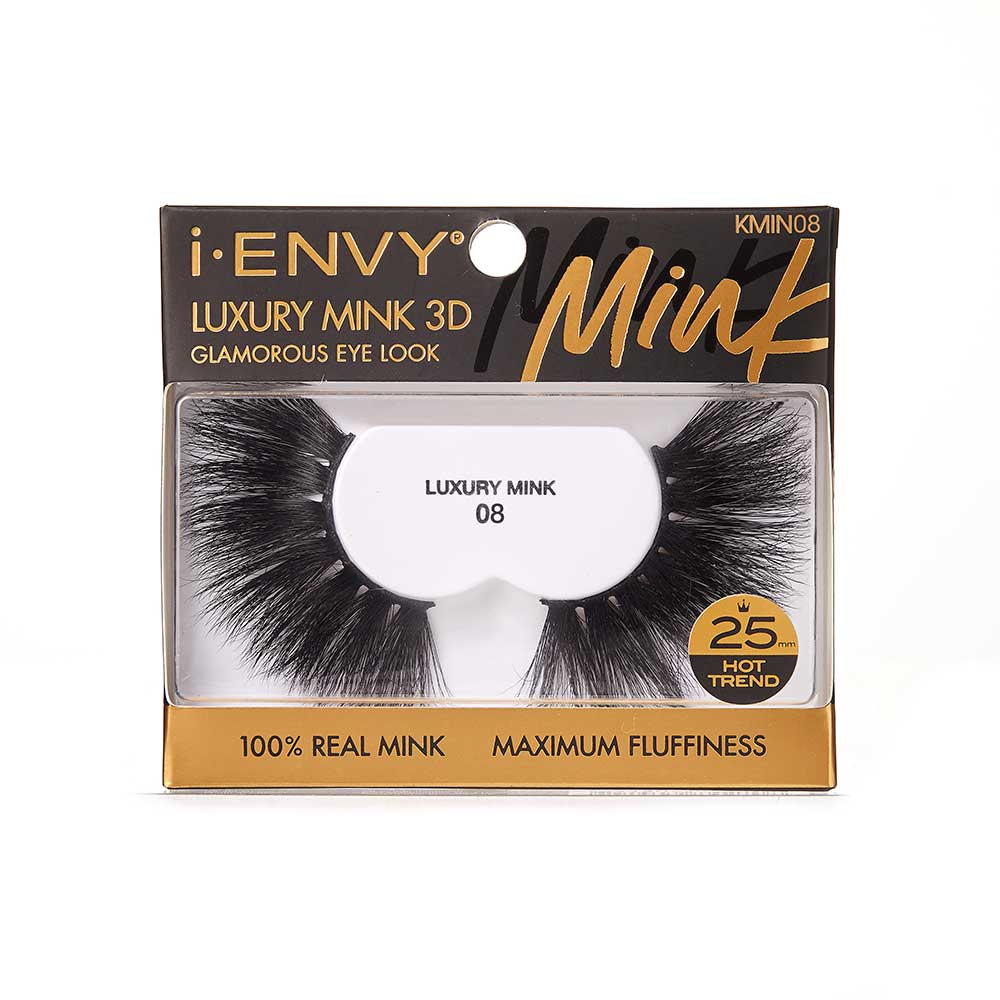 I-Envy Luxury Mink 3D 08 Lashes — official pack photo KMIN08 (KMIN08_main.png) from rk