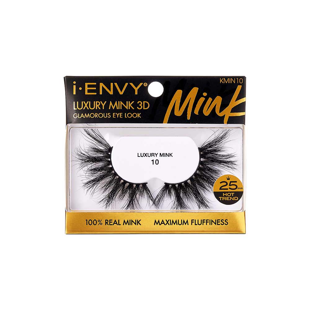 I-ENVY Luxury Mink Strip Lashes (25mm) - #10 official pack