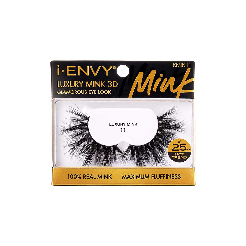 I-Envy Luxury Mink 3D 11 Eye Lashes — official pack photo KMIN11 (KMIN11_main.png) from rk