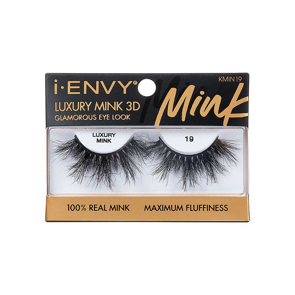 I-ENVY Luxury Mink Strip Lashes (20mm) - #19 official pack