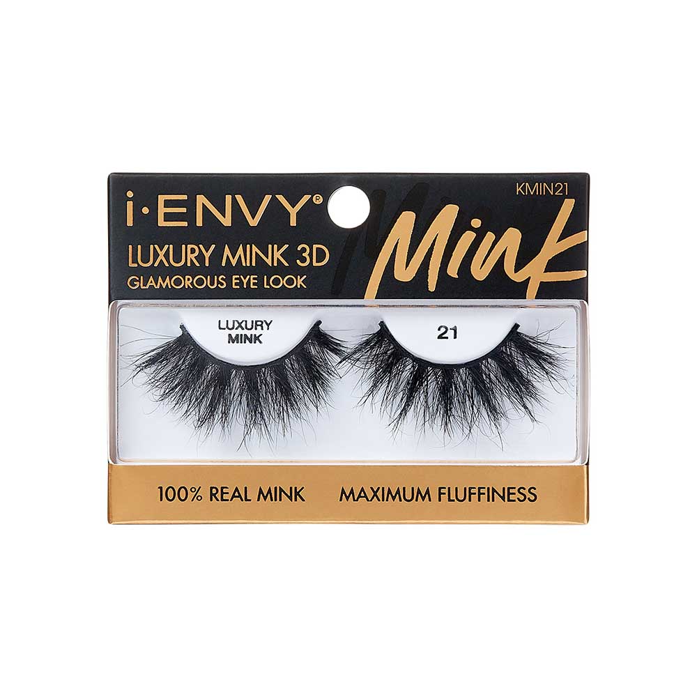 I-ENVY Luxury Mink Strip Lashes (20mm) - #21 official pack