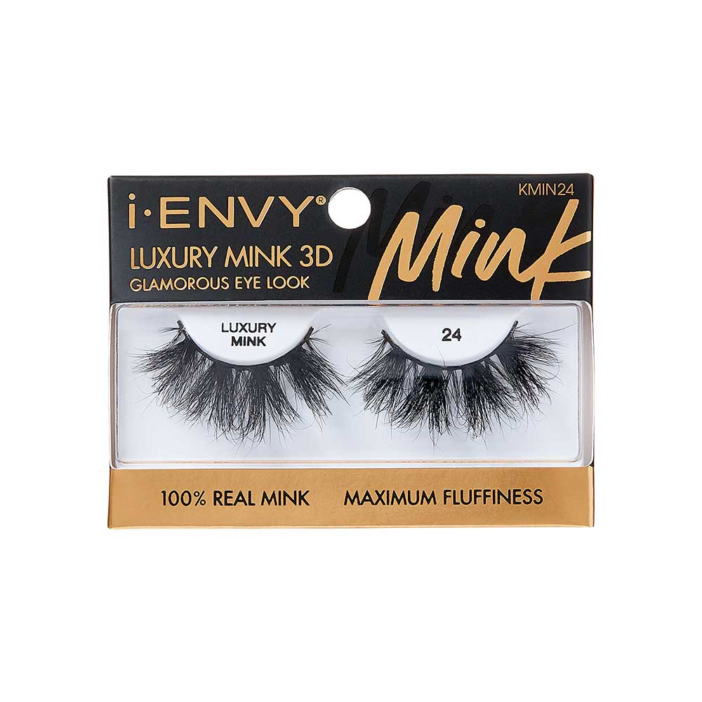 I-ENVY Luxury Mink Strip Lashes (20mm) - #24 official pack