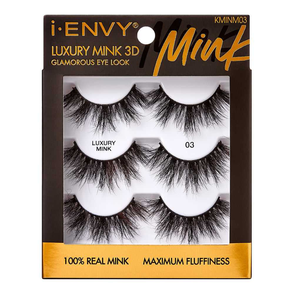 I-ENVY Luxury Mink Strip Lashes Multi Pack - #03 official pack