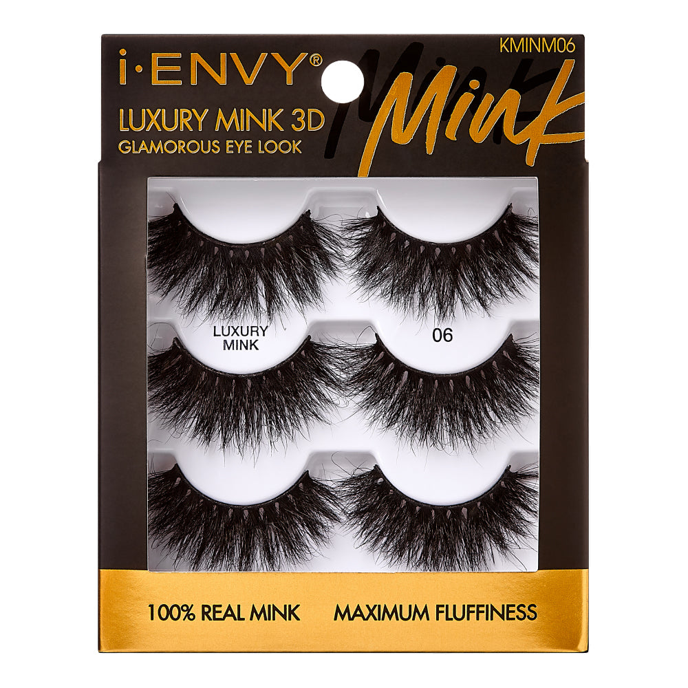 I-ENVY Luxury Mink Strip Lashes Multi Pack - #06 official pack