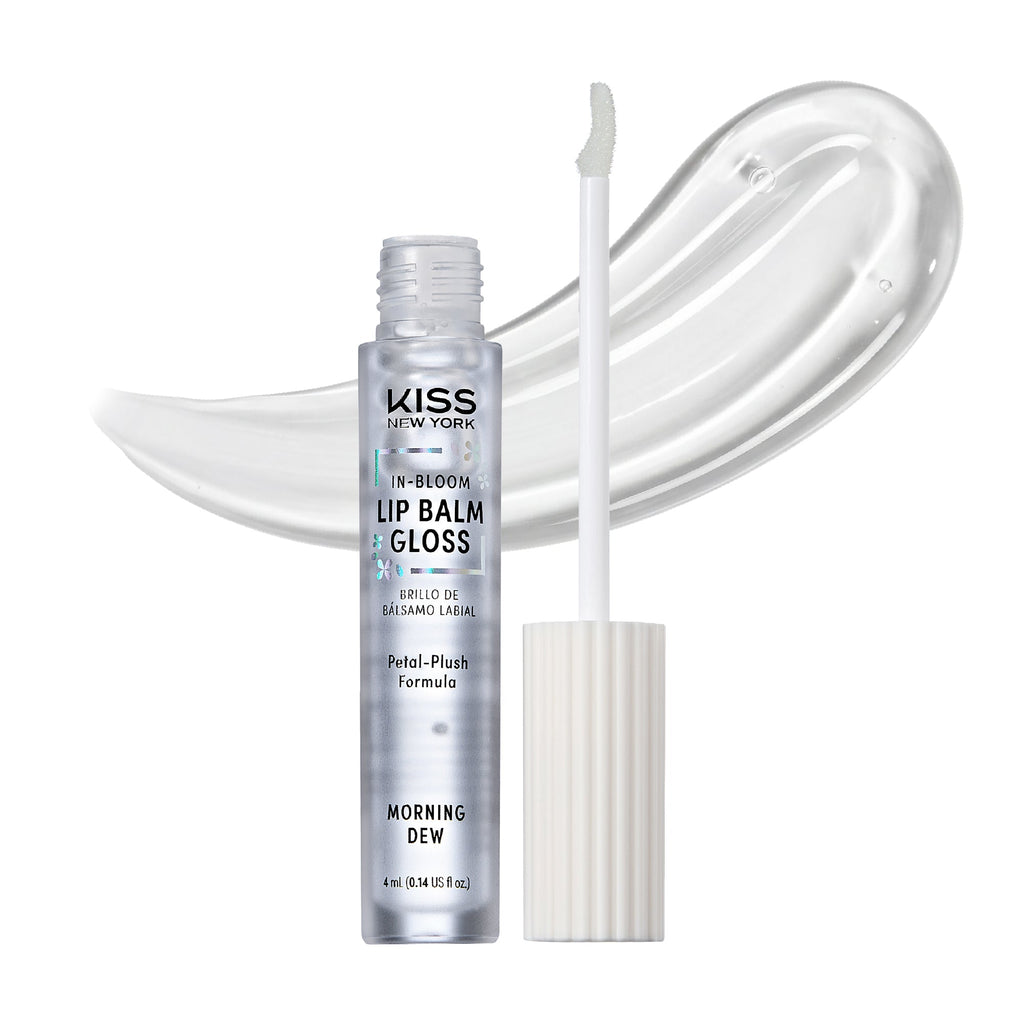 KISS NEW YORK In-Bloom Lip Balm Gloss | Flower-Inspired Hybrid Formula official pack