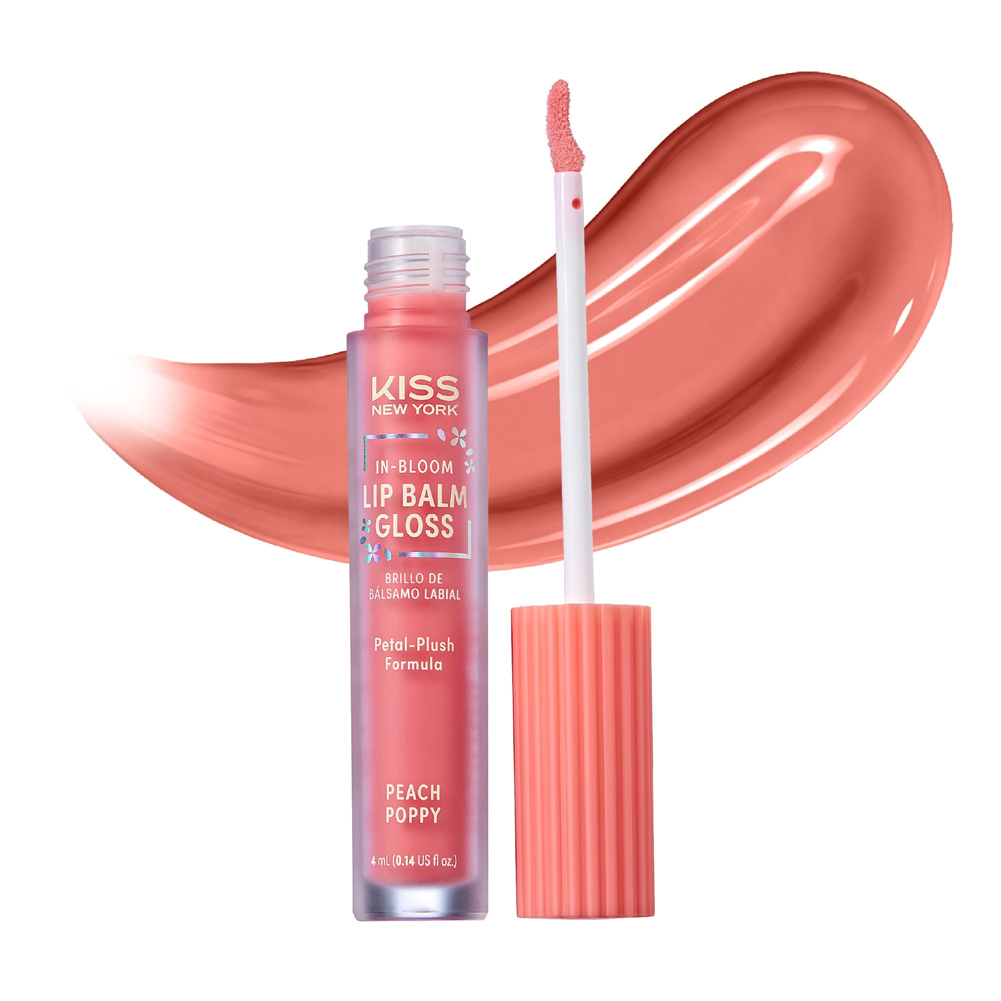 KISS NEW YORK In-Bloom Lip Balm Gloss | Flower-Inspired Hybrid Formula official pack