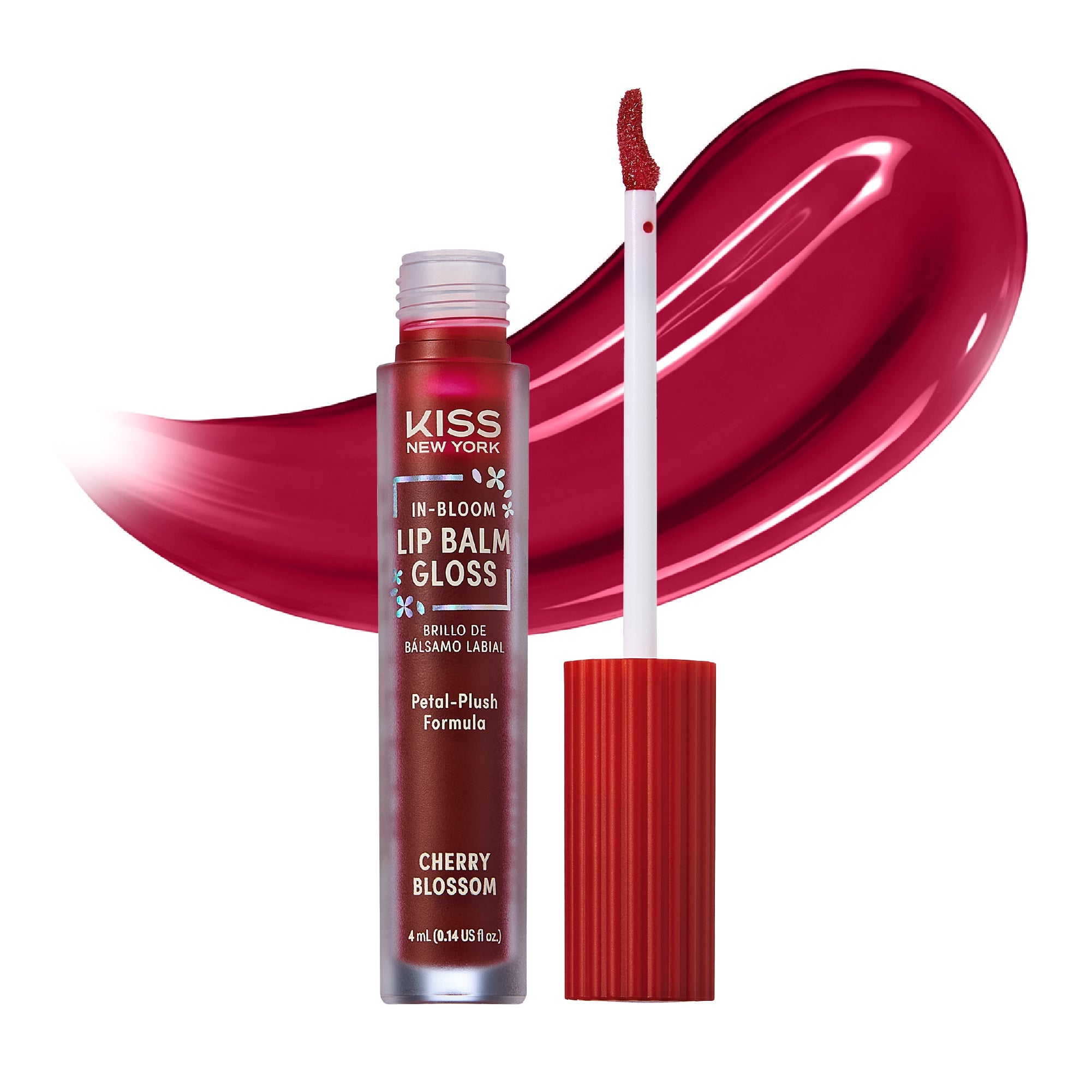 KISS NEW YORK In-Bloom Lip Balm Gloss | Flower-Inspired Hybrid Formula official pack