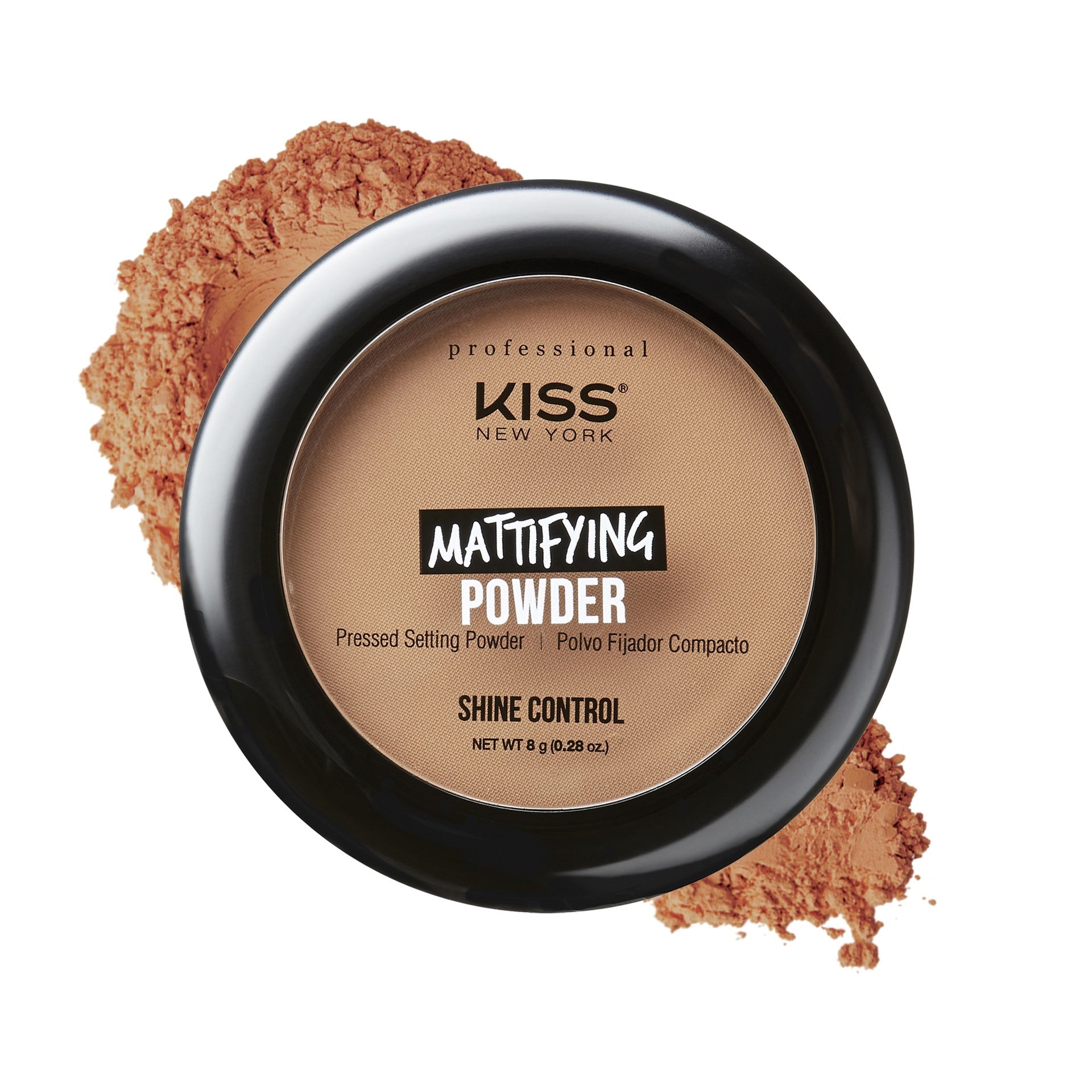 Kiss New York Mattifying Powder - Translucent Deep official pack