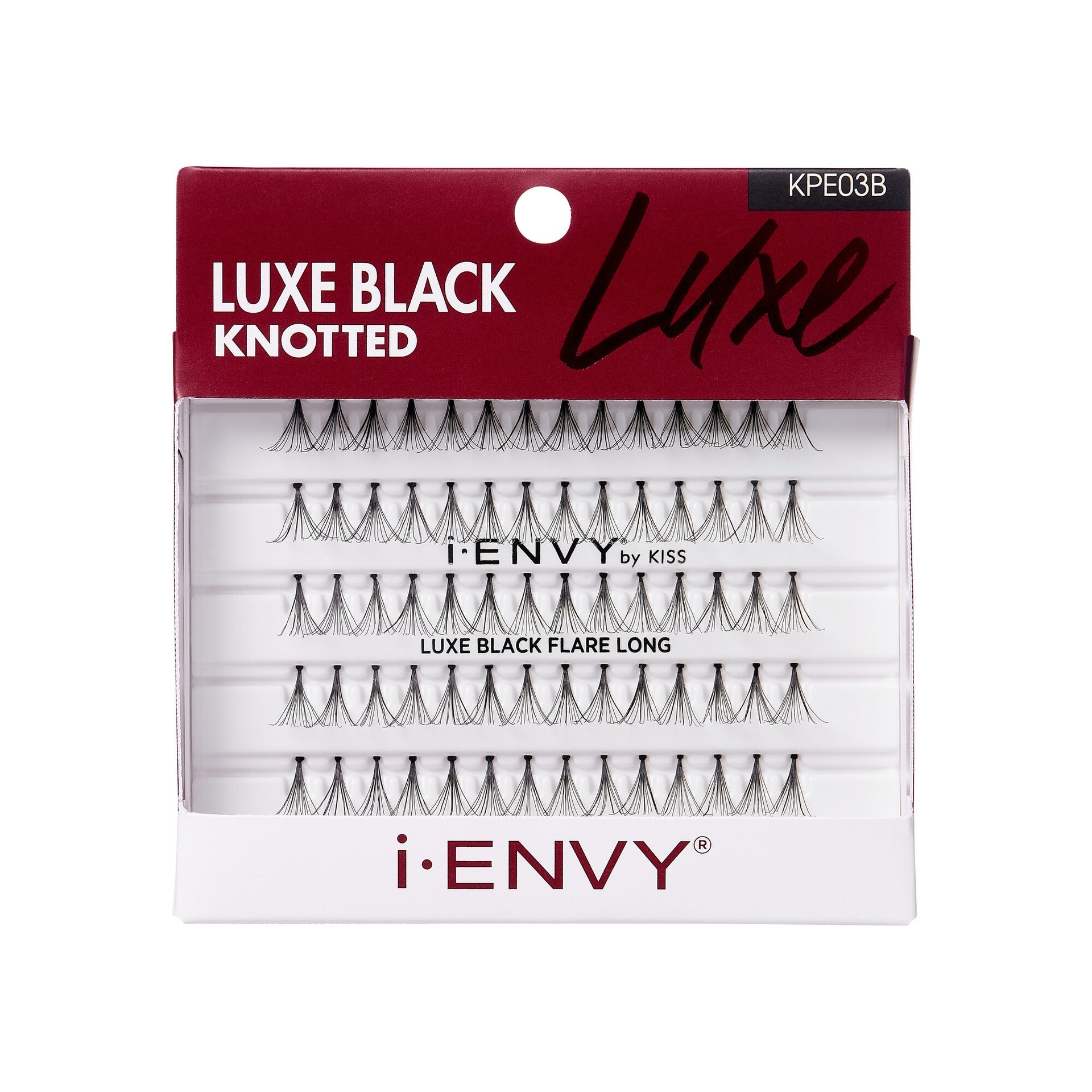 I-ENVY Luxe Black Individual Lash (70pcs) - Long official pack