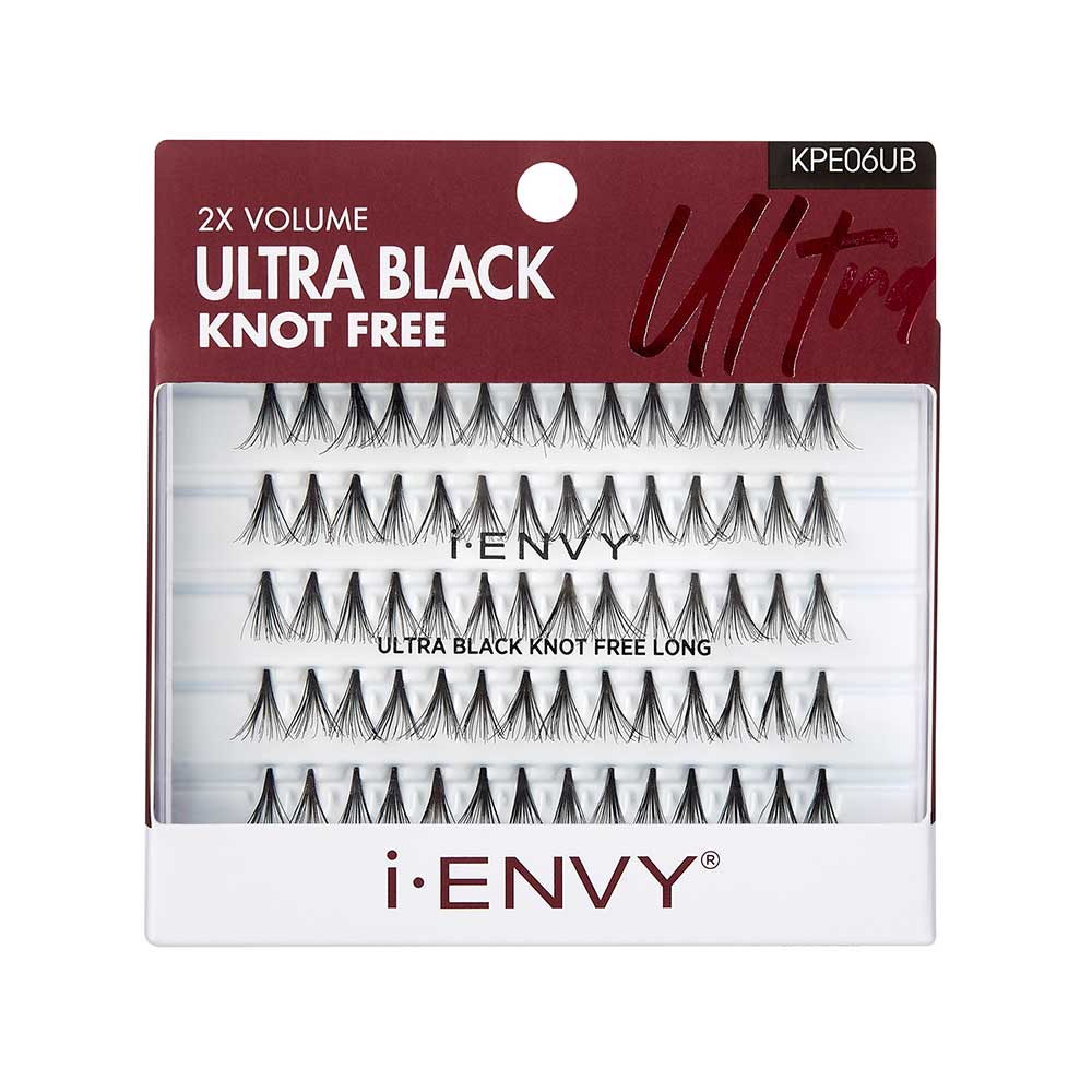 I-ENVY Ultra Black Knot Free Individual Lash (70pcs) - Long official pack