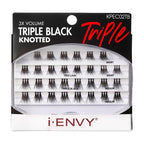 I-Envy Triple Black KNOTTED Trio Lashes — official pack KPEC02TB from ivyusa.com