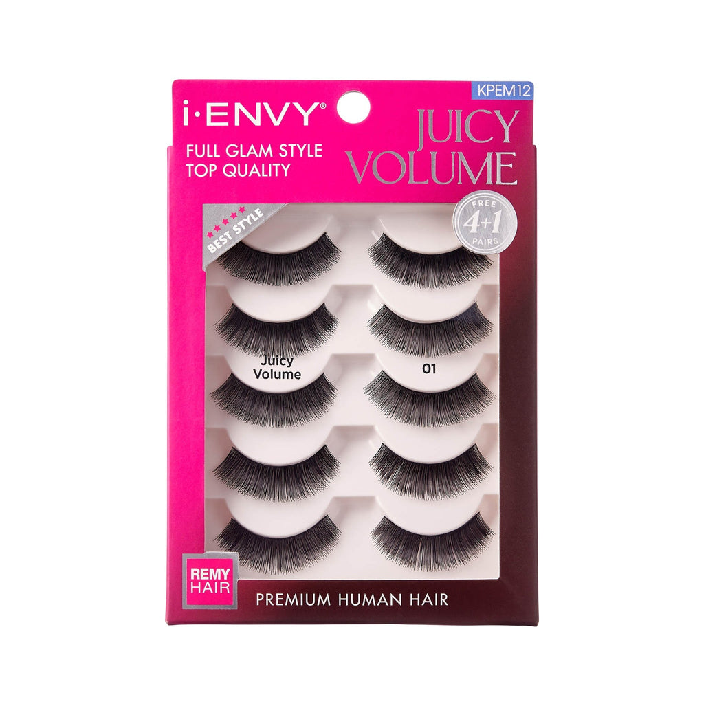 I-Envy By Kiss Multi Pack Eyelashes Juicy Volume 01 KPEM12 — official pack photo KPEM12 (KPEM12_main.png) from rk