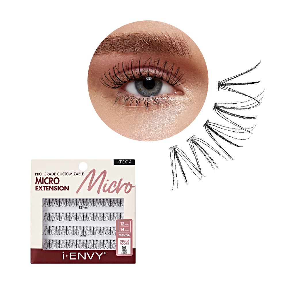 I-ENVY Micro Extension Lash Clusters - 92pcs official pack