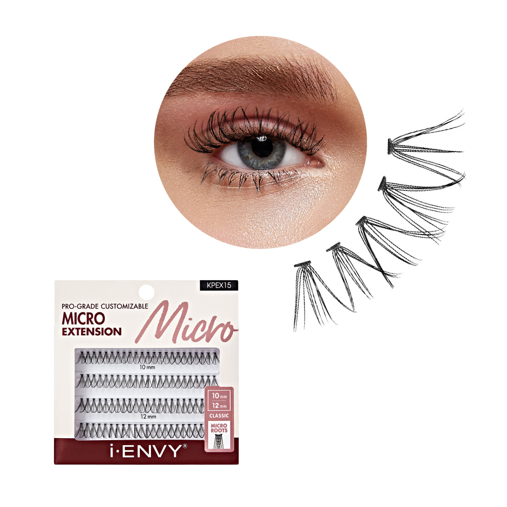 I-ENVY Micro Extension Lash Clusters - 92pcs official pack