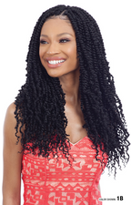 Freetress F/B Spring Twist 18" — official style photo (KSP18_00.png) from snghair.com