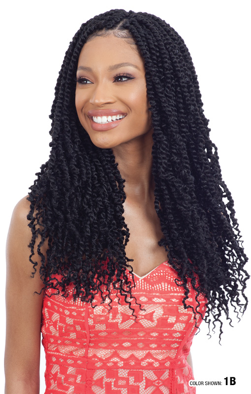 Freetress F/B Spring Twist 18" — official style photo (KSP18_00.png) from snghair.com