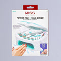 Kiss Power File X Nail Dryer System | All In One Kit, Nail Buffer, Manicure Tool, Electric Nail File - KS PowerFile Nail File official pack