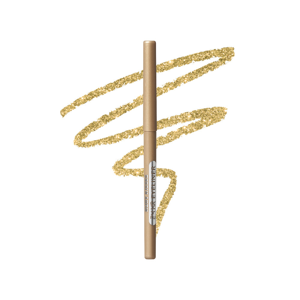 Ruby Kisses 24HR Eye Define Retractable Waterproof Smudgeproof Eyeliner - Metallic Gold official pack