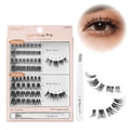 I-ENVY LashMap Pro Lash Cluster Kit with Mini Tweezer - Beginner Friendly DIY Eyelash Extensions - Doll Eye official pack