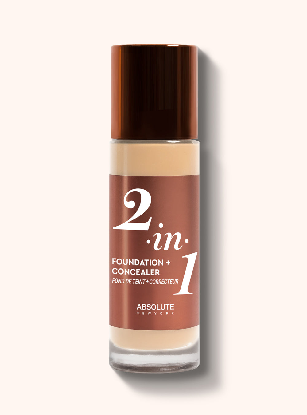 Absolute New York 2-in-1 Foundation + Concealer MFFC01 Cool Porcelain