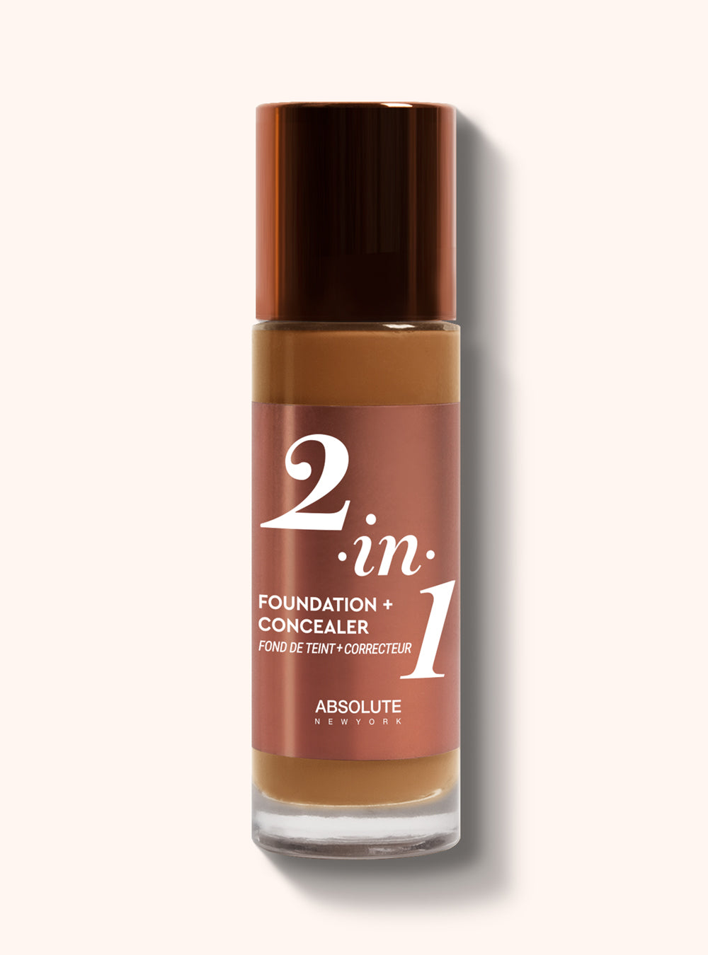 Absolute New York 2-in-1 Foundation + Concealer MFFC07 Neutral Mocha