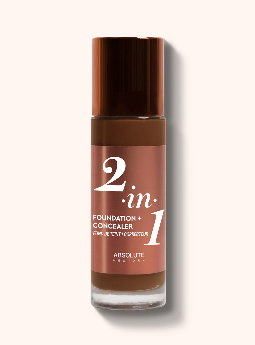 Absolute New York 2-in-1 Foundation + Concealer MFFC12 Cool Espresso