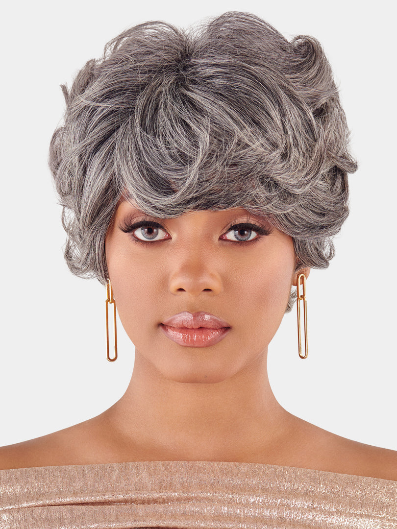 MAESTRO GRAY FULL WIG HH TORINO 8" official pack