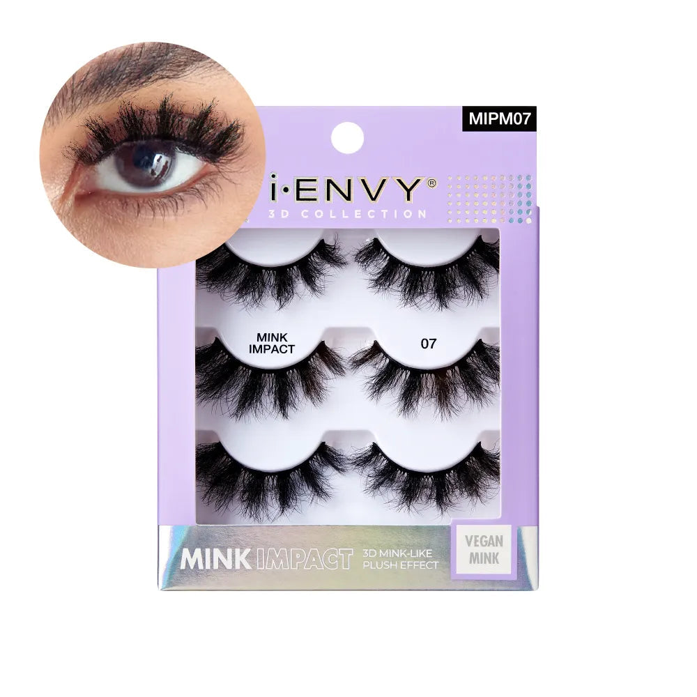 I-ENVY Mink Impact Multipack Vegan Strip Lashes official pack