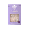 Kiss Majestic Press On Luxury High Shine Gel Nails - WONDROUS — official pack MJ02Y0 from ivyusa.com