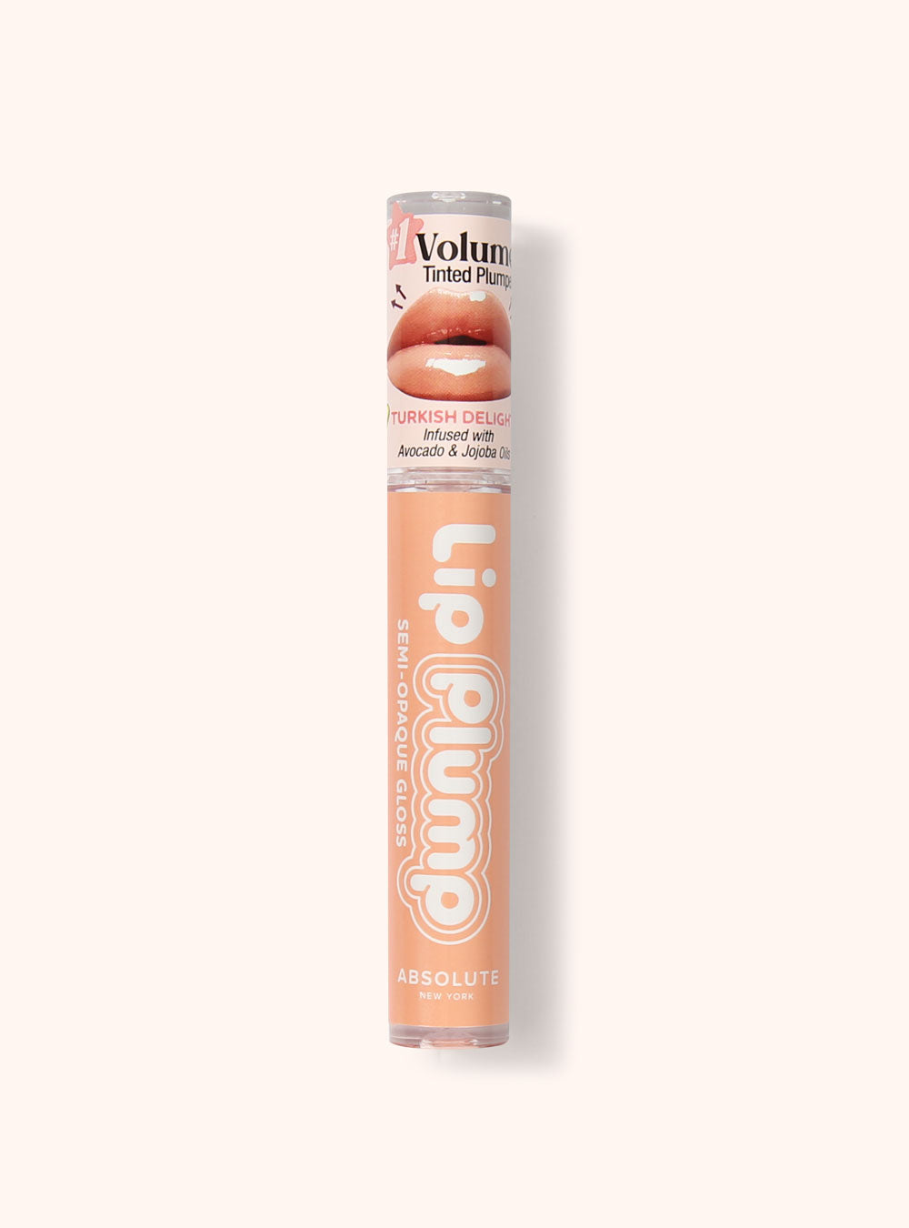 Absolute New York Lip Plump Semi-Opaque Gloss Turkish Delight MLPG07